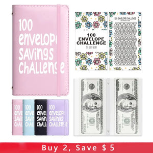 SaveTrack – 100-Day Money Saving Envelope Book