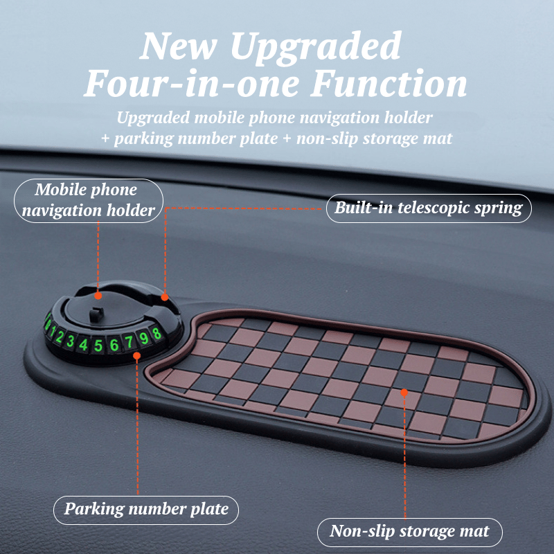 DriveGuard – Multifunction Car Mat with Phone Holder