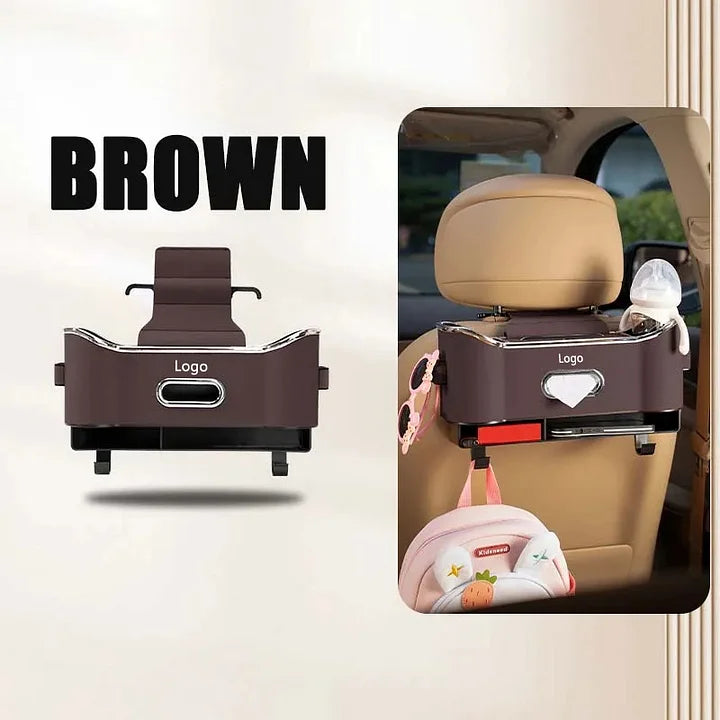 SeatSaver – Multi-Pocket Seat Back Storage Box