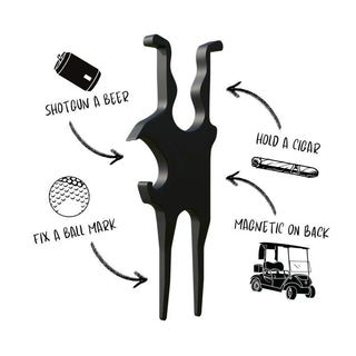 FairwayFlame – Multi Function Golf Cigar Holder Tool