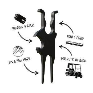 FairwayFlame – Multi Function Golf Cigar Holder Tool