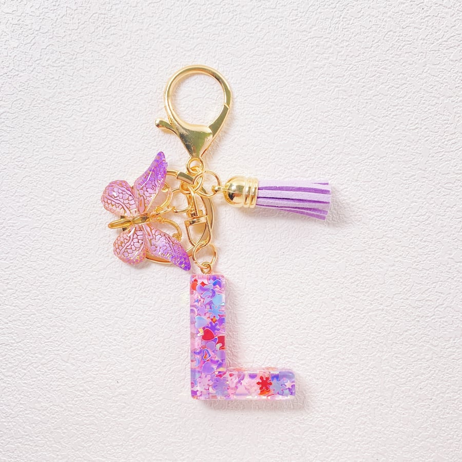 CharmKey – Personalized Initial Letter Keychain