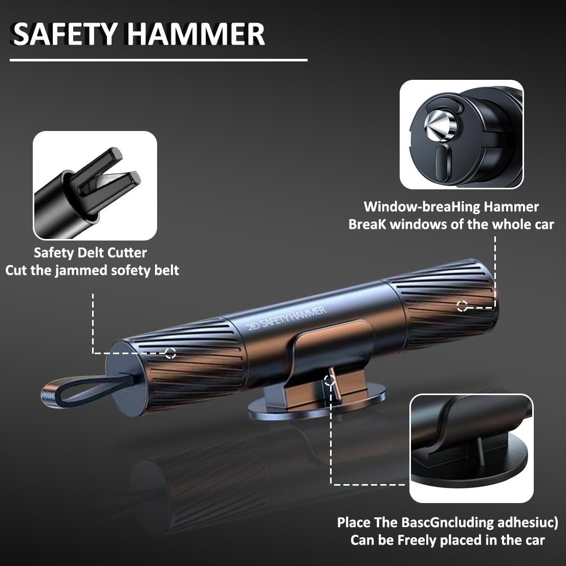 CrashCut - Safety Tool for Fire, Flood & Crash Escape