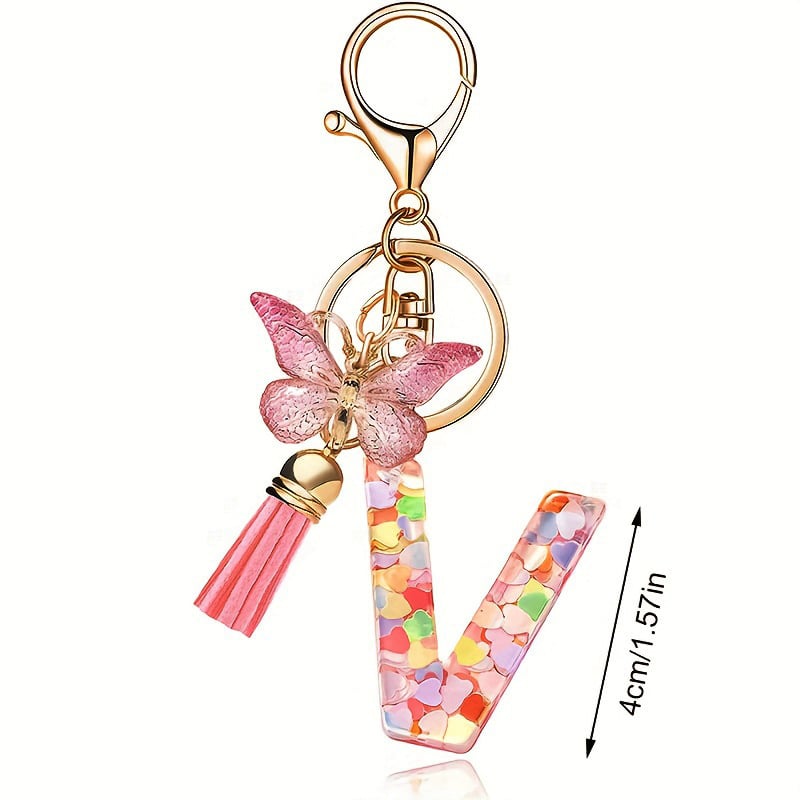 CharmKey – Personalized Initial Letter Keychain