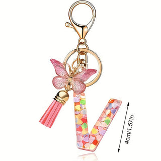 CharmKey – Personalized Initial Letter Keychain