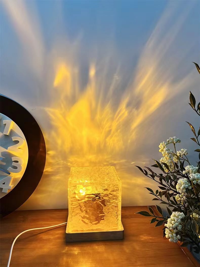 OceanGlow – Water Wave Ambient Lamp
