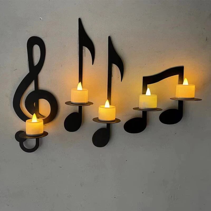 MelodyGlow – Musical Note Wall Sconce