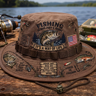 🇺🇸 Last Day Promo: 49% OFF🎣Fishing Is a Way of Life Boonie Hat