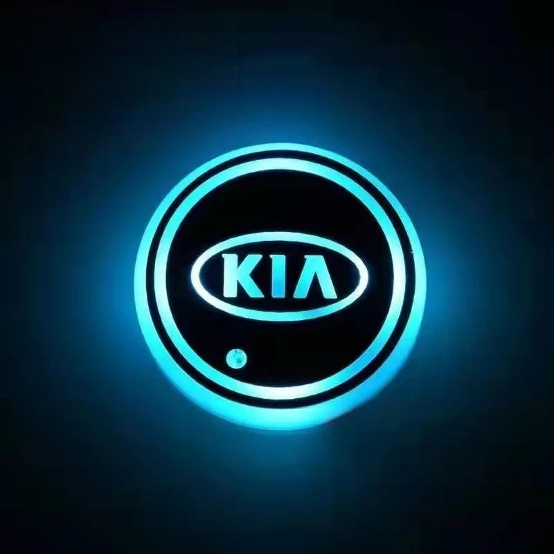 NeonCruise - 7-Color Ambient Car Coasters | Tap-Control Glow System