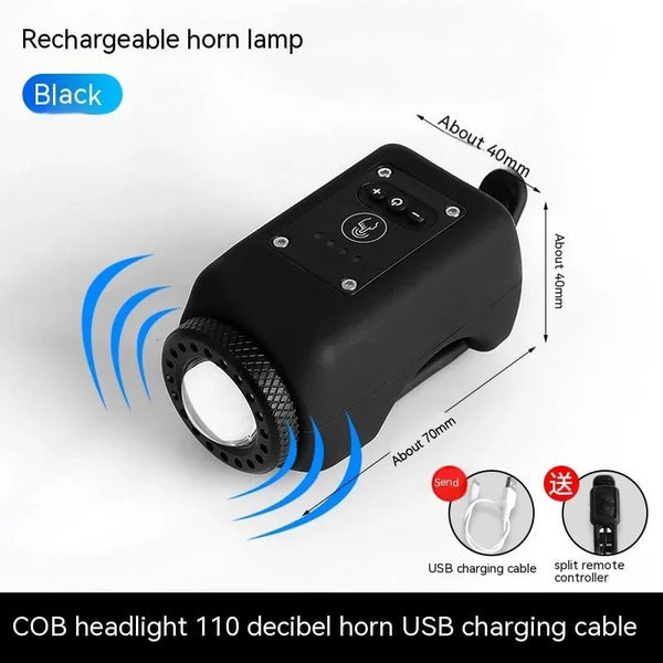 CycleBeep - Rechargeable LED Bike Horn & Light