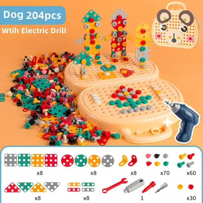 BuildNPlay – Kids Construction Game with Included Drill