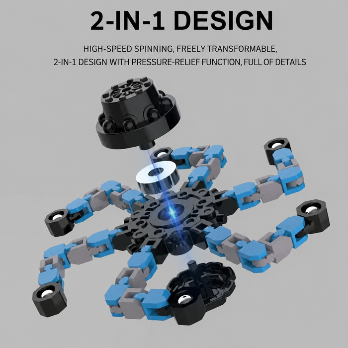 FlexiSpin – Transformable Fidget Toy