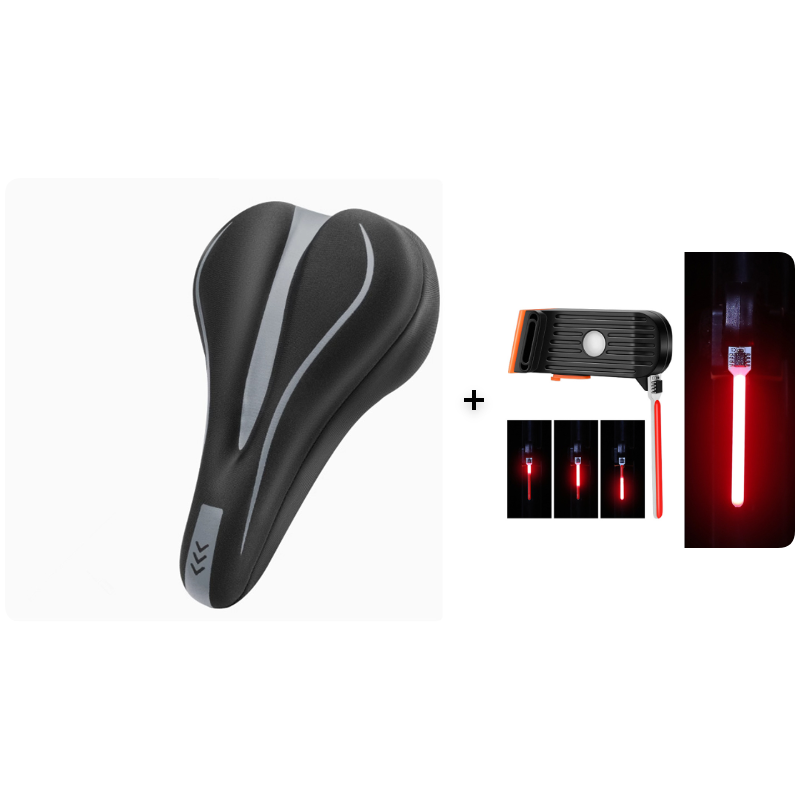 RideEase – High-Elastic Silicone Bike Saddle Cover