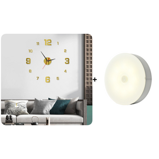 TimeVista – 3D Luminous Acrylic Wall Clock Set