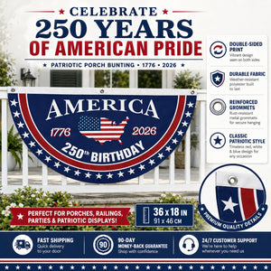 VeteranMade - USA 250 Years Commemorative Banner 🇺🇸