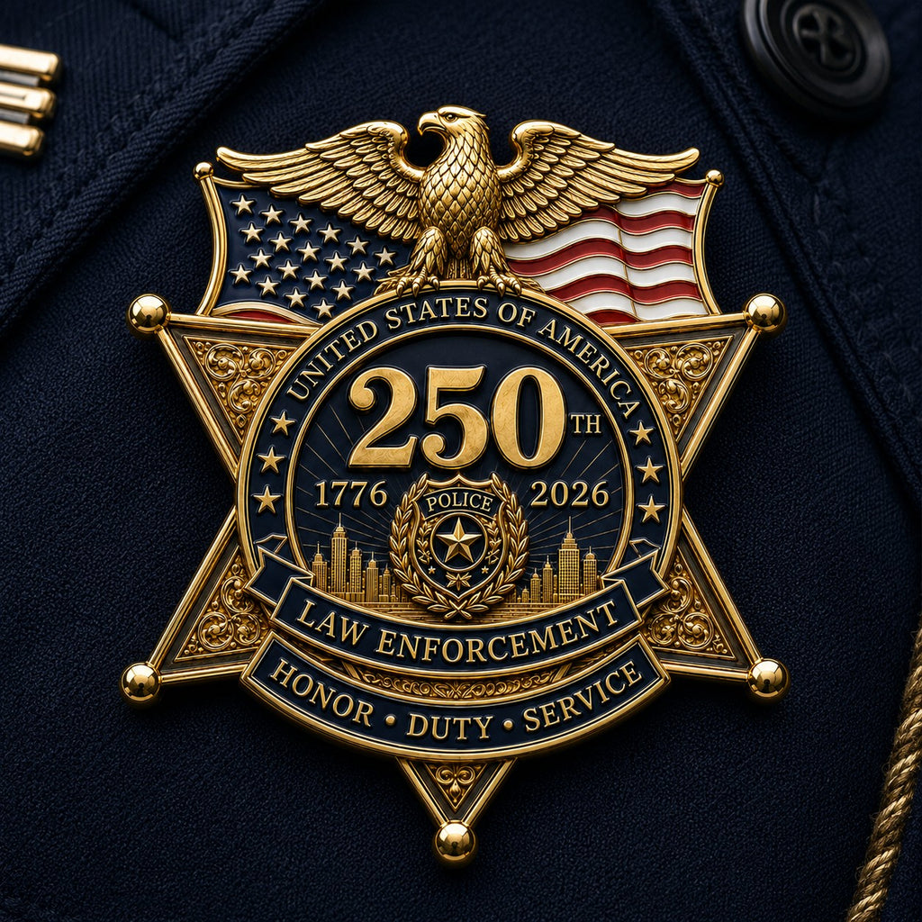★Anniversary 49% OFF - America 250 Law Enforcement Brooch