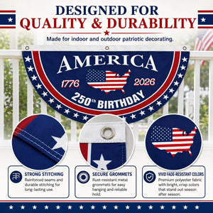VeteranMade - USA 250 Years Commemorative Banner 🇺🇸