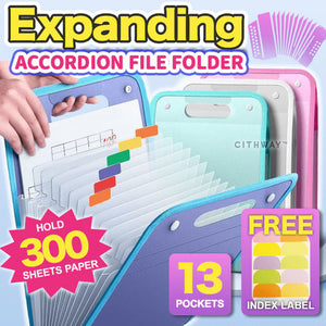 FlexiFile - Portable Expanding Organizer