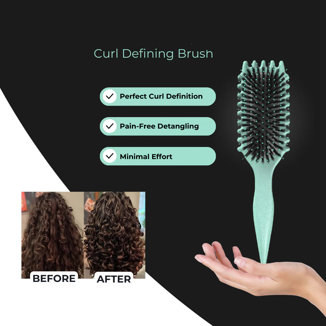 CurlAura – Frizz Free Defining Hairbrush