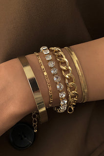 RadiantEdge – Personalized Multi-Element Bracelet Set