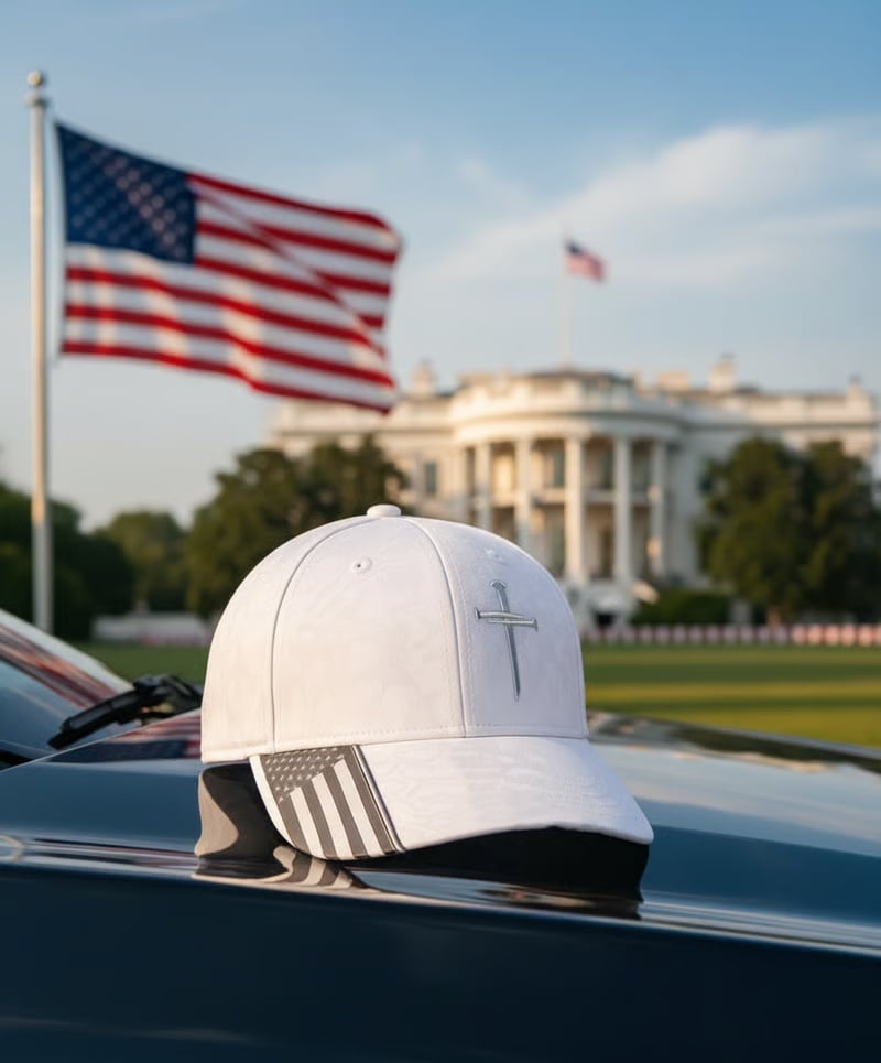 HeavenlyCap – Jesus Cross & Crown of Thorns Adjustable Christian Hat