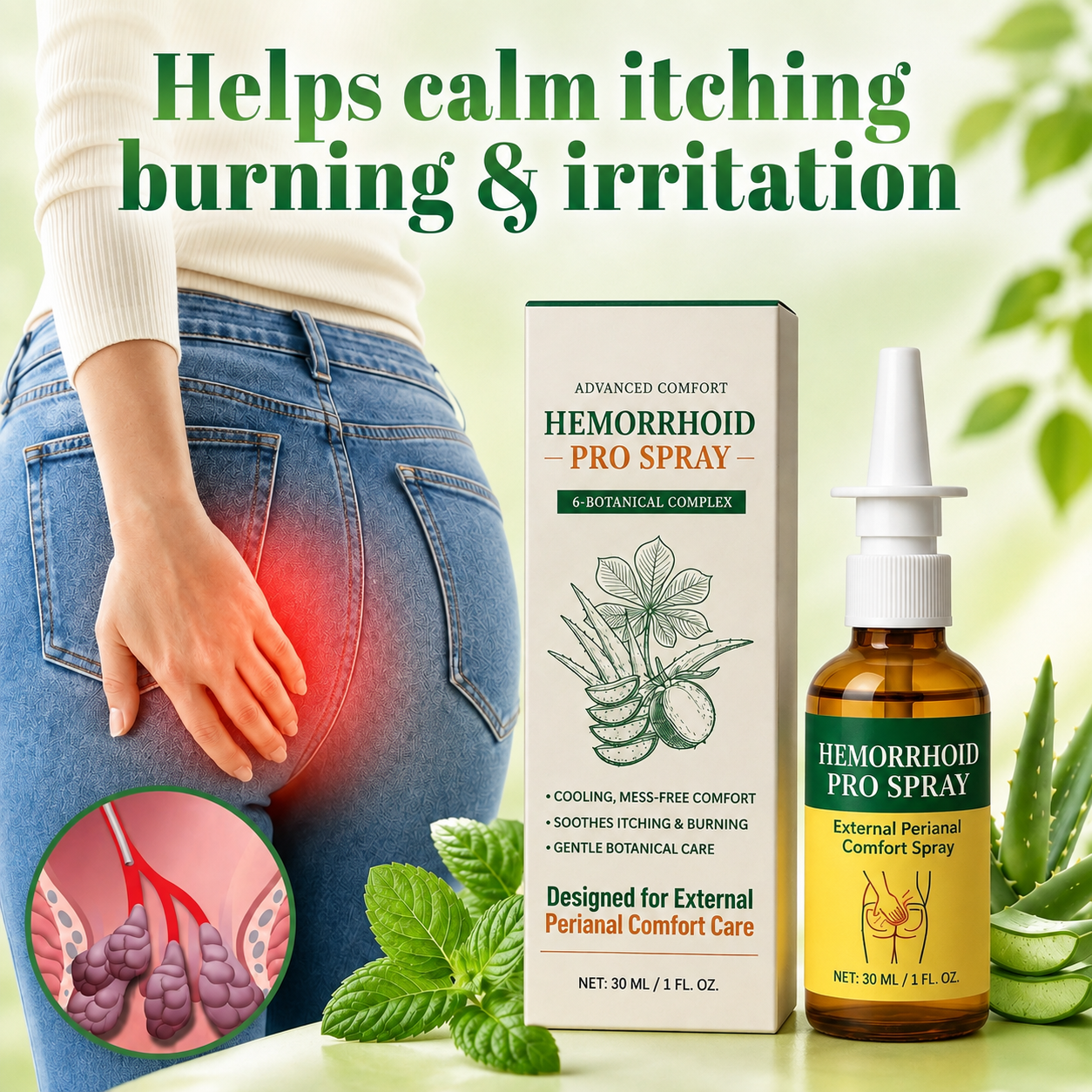 ComfortCare – Advanced Comfort Hemorrhoid PRO Spray