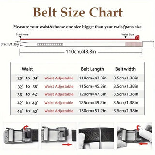 TactiStrap - Sleek Adjustable Leather Belt