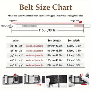 TactiStrap - Sleek Adjustable Leather Belt