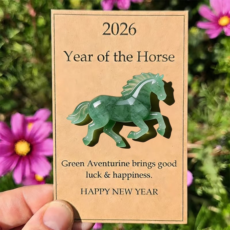 EmeraldSpirit – Lucky Aventurine Horse