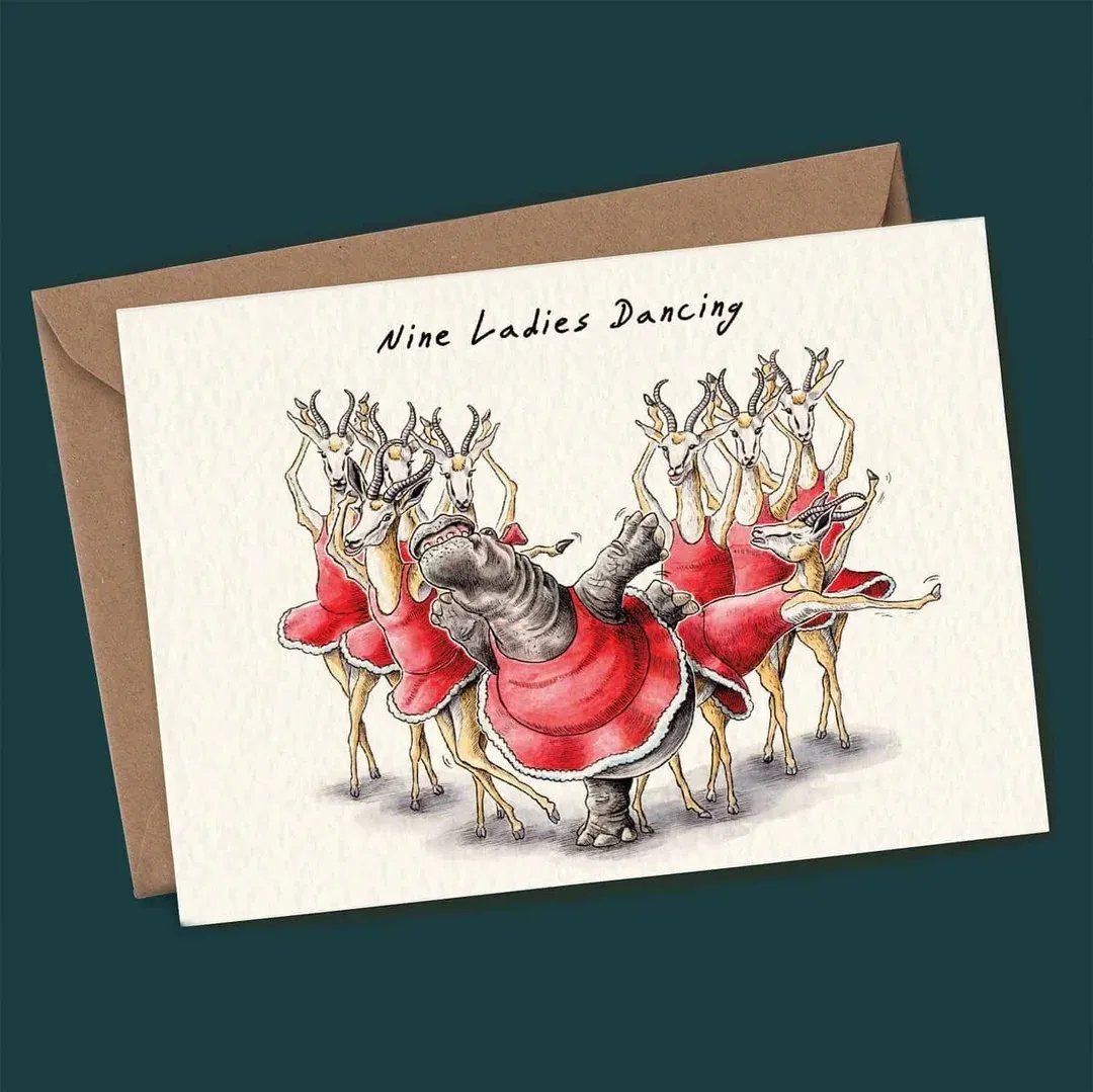Jolly Jingles | 12 Days of Christmas Card Set