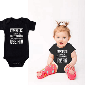 SnugglePrint – Grandpa Quote Baby Bodysuit