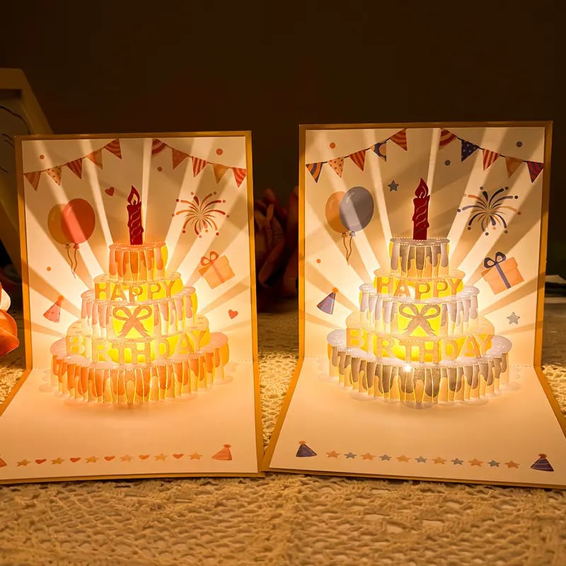 MagicMelody - Light & Music Birthday Greeting Card