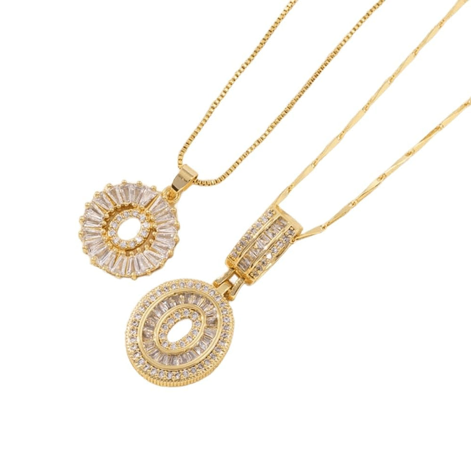 SignatureShine - Elegant Crystal Necklace Gift Set