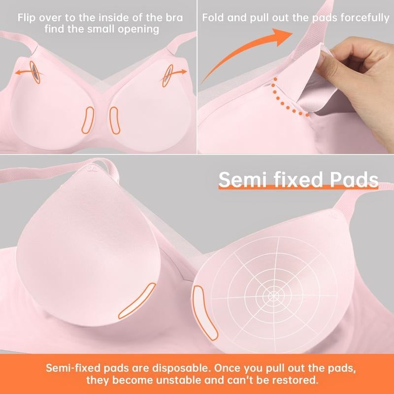 SkinMuse V - Wire-Free Deep V Bra for Flattering Silhouette