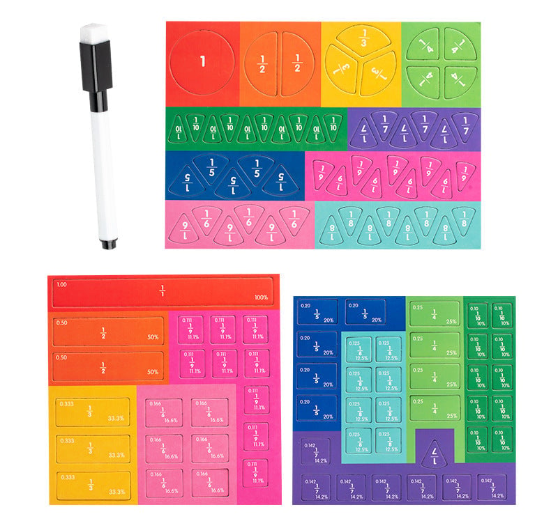 MagnaMath | Interactive Fraction Puzzle for Kids