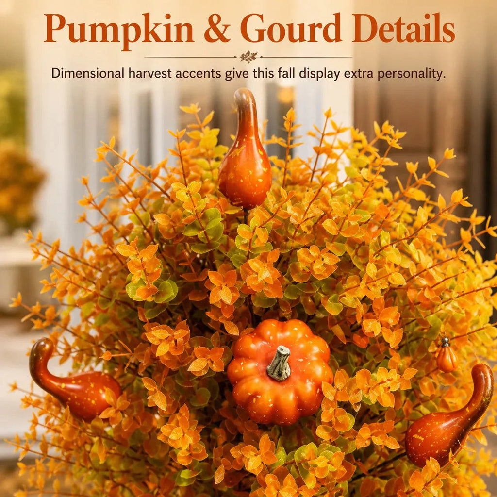 💥Limited stock for current seasonal styles 60% OFF-🍂 Artificial Fall Pumpkin Tree Stakes