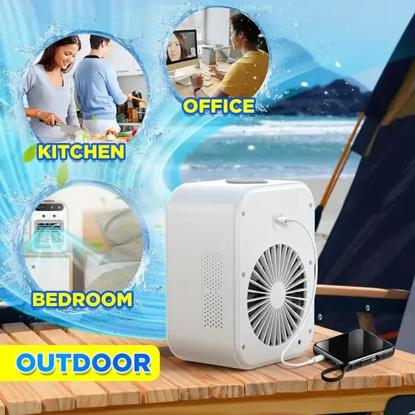 CoolNest – Mini Air Conditioner with Dual Speed Mist