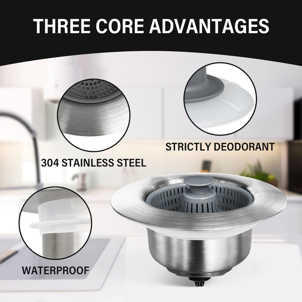 FlowShield – Upgraded Sink Bounce Core Strainer