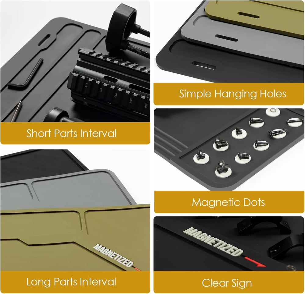 ArmourMat - Magnetic Gun Cleaning Workstation