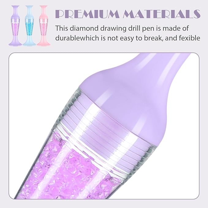 GlitterPen - Diamond Art Pen with Creative Flower Pot Design