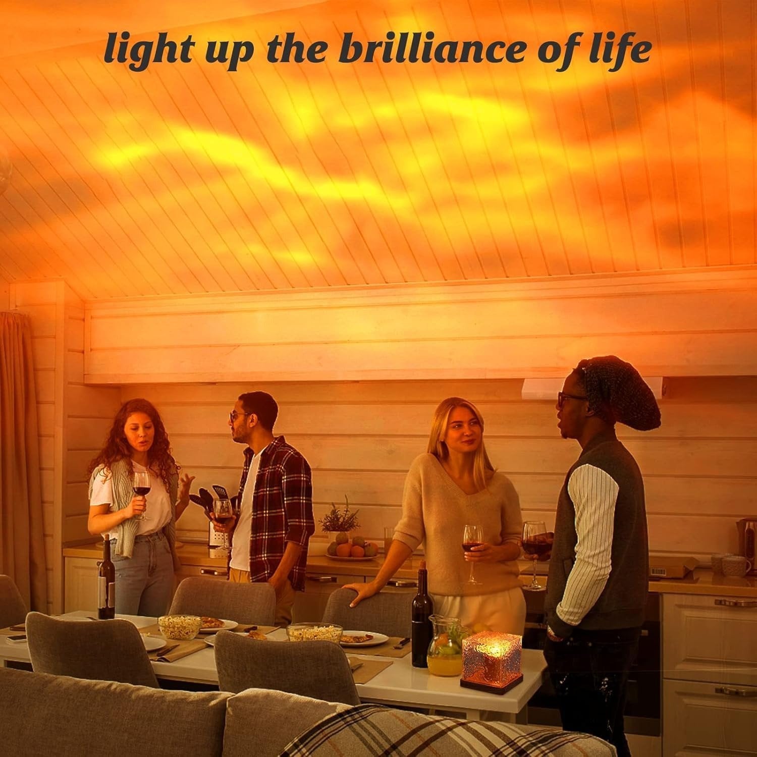 Magical Northern Lights - for Your Room Aurora Borealis Night Light Projector