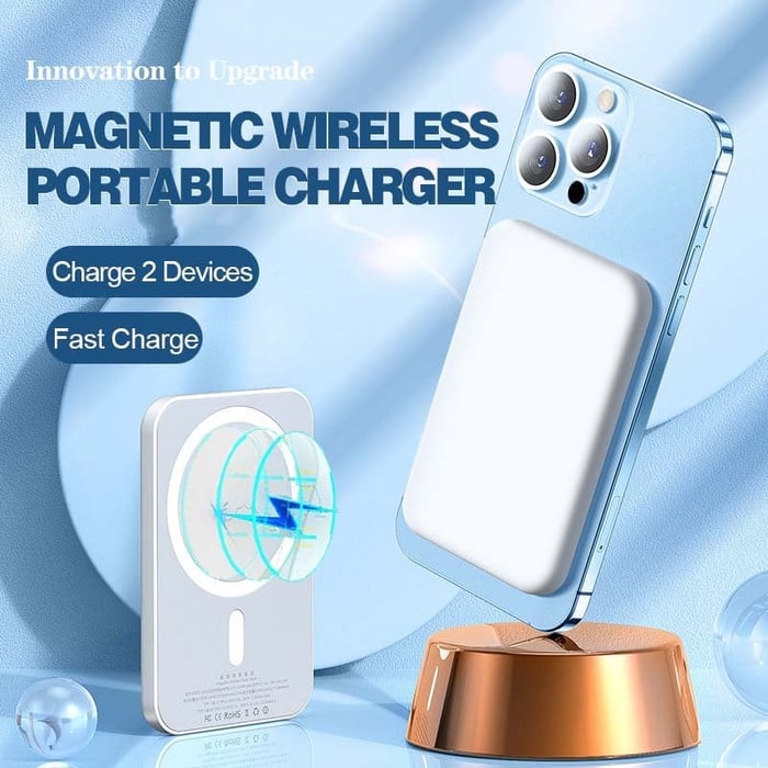 SnapCharge – Wireless Magnetic Power Bank