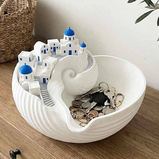 OceanVista – Santorini Decor Bowl
