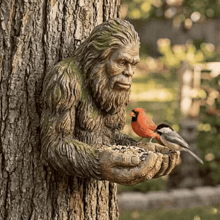 SasquaFeeder – Bigfoot-Themed Bird Feeder