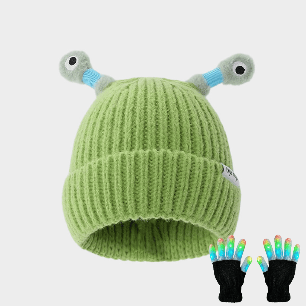 GlowChums Cozy Monster Knit Hat marnetic