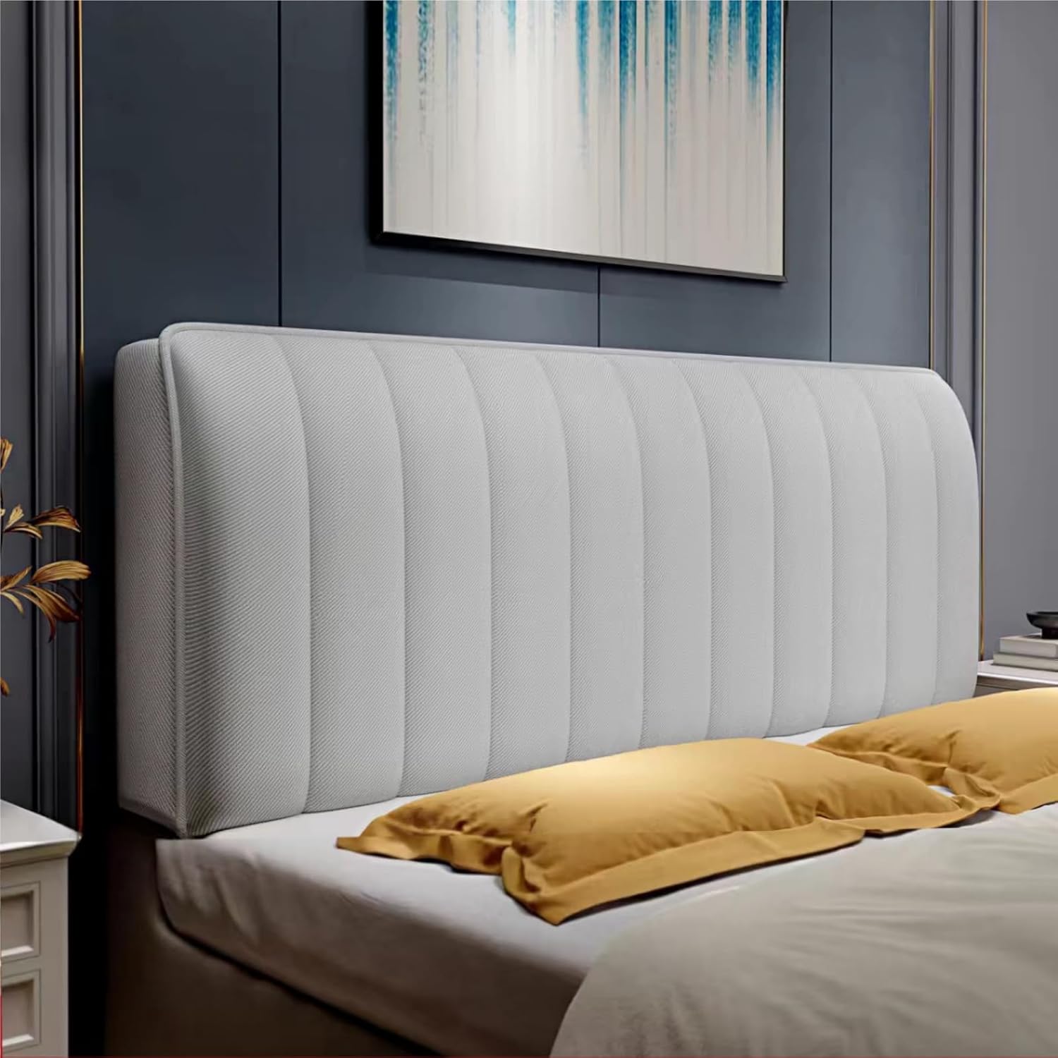 CozyShield – Stretchable Headboard Protector