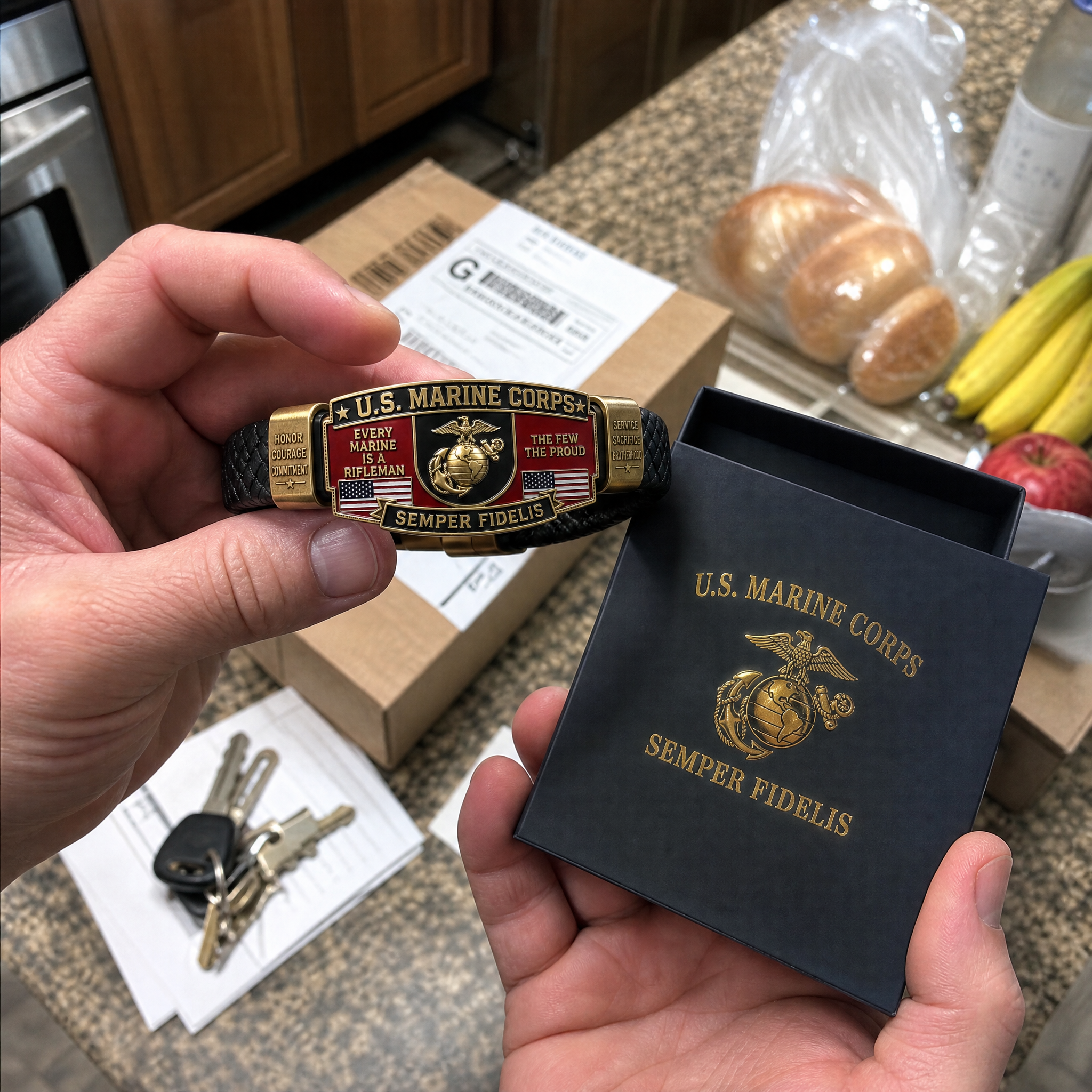 🇺🇸 Last Day Promo: 49% OFF 🎖️U.S. Marine Corps Semper Fi Tribute Bracelet