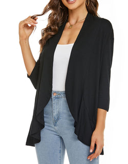 Velina - All-Season Open Cardigan | Light, Feminine & Flattering