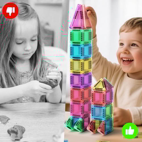 MagnaBuild – Magnetic Tiles Building Set