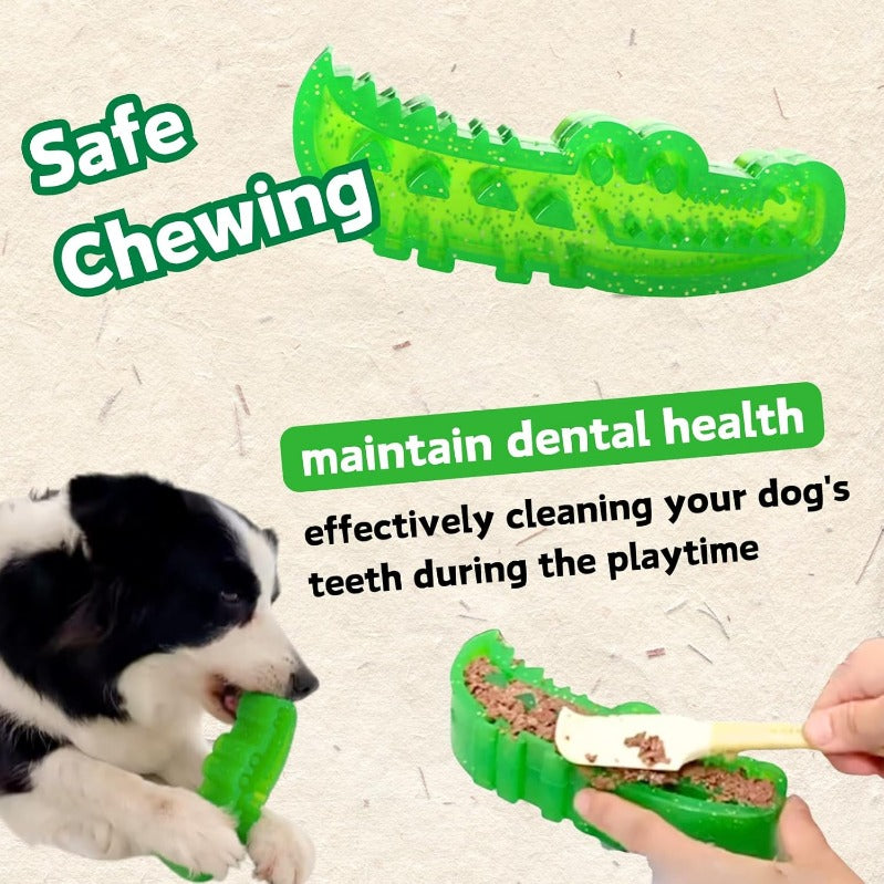 SnackSaver – Interactive Crocodile Dog Toy
